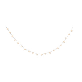 Lit Snowflake Garland