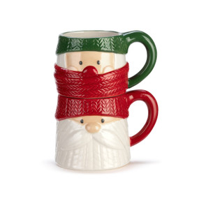 Big Santa Little Gnome Stack Mugs - Set of 2