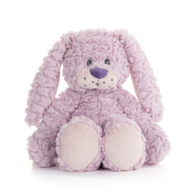 A purple plush bunny with long floppy ears.