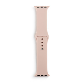 A light pink replacement watch band.