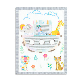 Noah's Ark Blanket - 30x40in