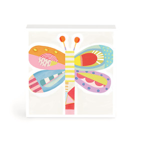 Patchwork Dragonfly Wall Art - 4in