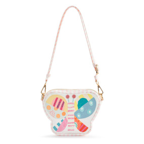 Plush Butterfly Crossbody - 1.75x7x5.50in