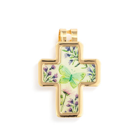 Artful Cross Always in my Heart Visor Clip
