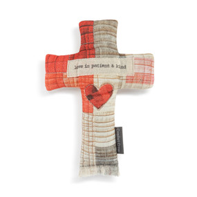 Love is Patient and Kind Comfort Cross - 5x6.5in