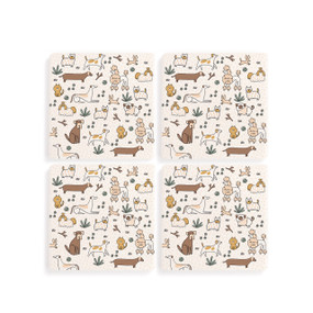 Dogs Coasters - Set of 4