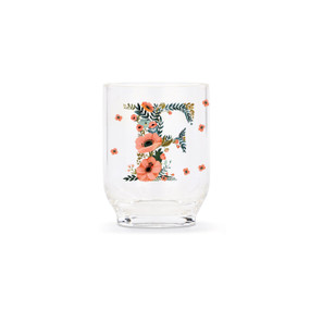 F Monogram Acrylic Tumbler - 14 oz.