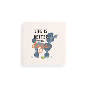 Poodle Dog Coasters - Set of 4