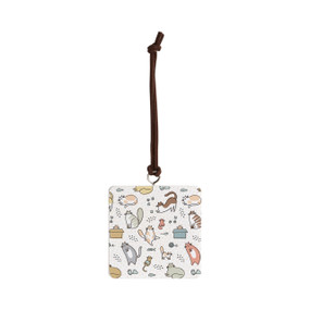 Cats Ornament - Bone