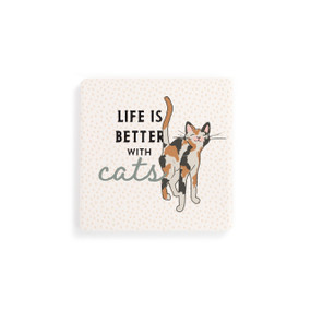 Calico Cat Coasters - Set of 4
