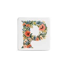 P Monogram Magnet - Bone