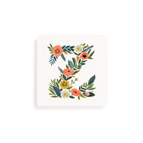 Z Monogram Coasters - Set of 4