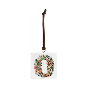 O Monogram Ornament - Bone