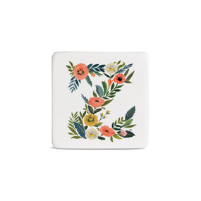 Z Monogram Magnet - Bone