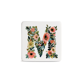 M Monogram Magnet - Bone