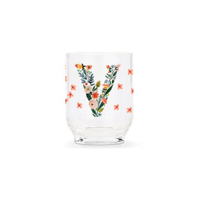 V Monogram Acrylic Tumbler - 14 oz.