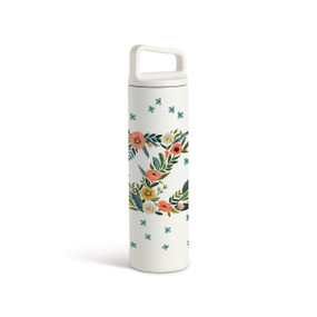 Z Monogram Water Bottle - White 20oz
