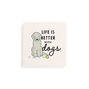 Old English Sheepdog Dog Coasters - Set of 4