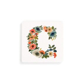 C Monogram Coasters - Set of 4