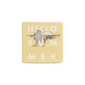 Hello Summer Magnet - Bone