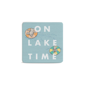 On Lake Time Magnet - Bone