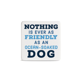 Ocean-Soaked Dog Magnet - Bone