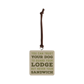 Trust Your Dog Ornament - Bone
