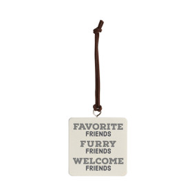 Friends Ornament - Bone