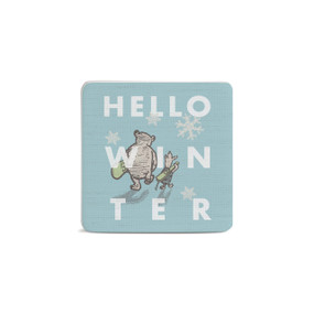 Hello Winter Magnet - Bone