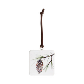 White Pine Ornament - Bone