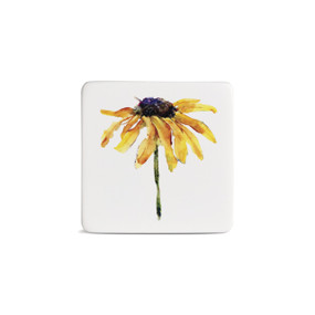 Black Eyed Susan Magnet - Bone