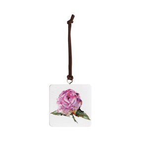 Rose Ornament - Bone