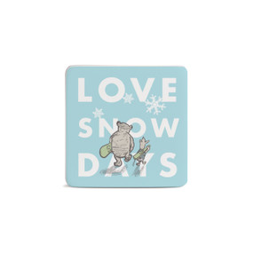 Love Snow Days Magnet - Bone