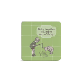 Happy Sort of Thing Magnet - Bone
