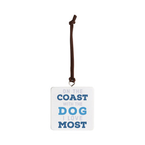 On the Coast Ornament - Bone