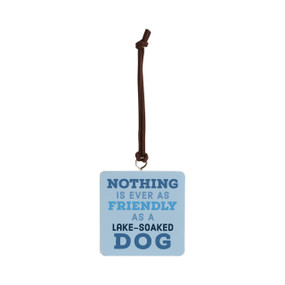 Lake-Soaked Dog Ornament - Bone