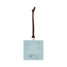 Rainy Days Ornament - Bone