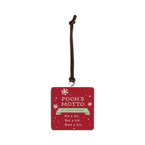 Motto For A Great Holiday Ornament - Bone