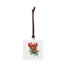 Indian Paintbrush Ornament - Bone