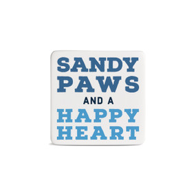 Sandy Paws Magnet - Bone