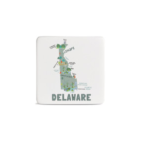 Delaware State Magnet - Bone