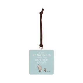 Day at the Beach Ornament - Bone