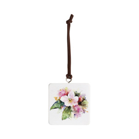 Apple Blossom Ornament - Bone