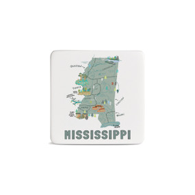 Mississippi State Magnet - Bone