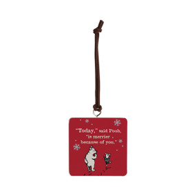 Because of You Ornament - Bone