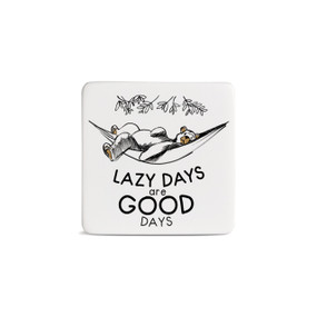 Lazy Days Magnet - Bone