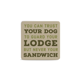 Trust Your Dog Magnet - Bone