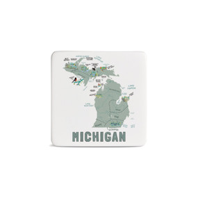 Michigan State Magnet - Bone