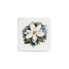 Magnolia Magnet - Bone