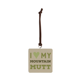 Mountain Mutt Ornament - Bone